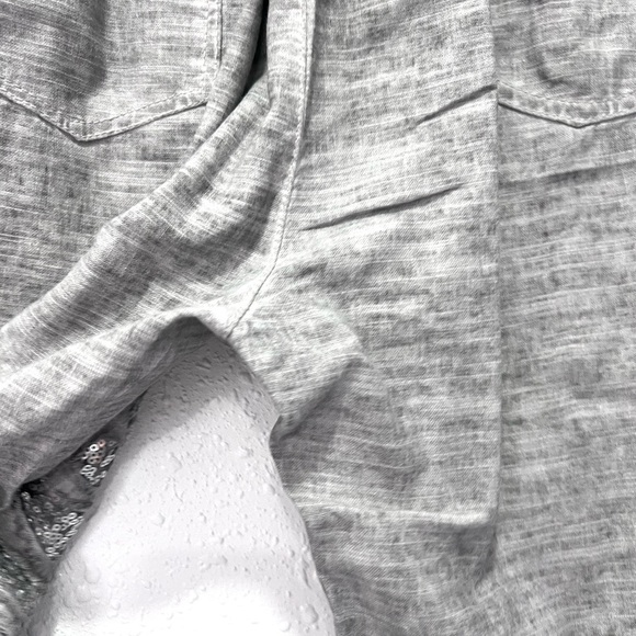 Made in Italy Gray Tapered Track Pants with Elastic Waistband L/XL - Picture 9 of 9